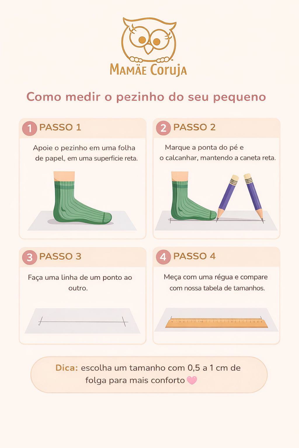 COMO MEDIR O PEZINHO?